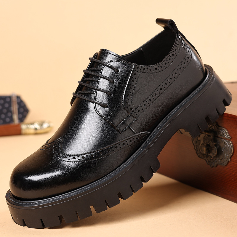 Men'S Shoes Smart - Men's leather shoes Shoes Chunky Lug